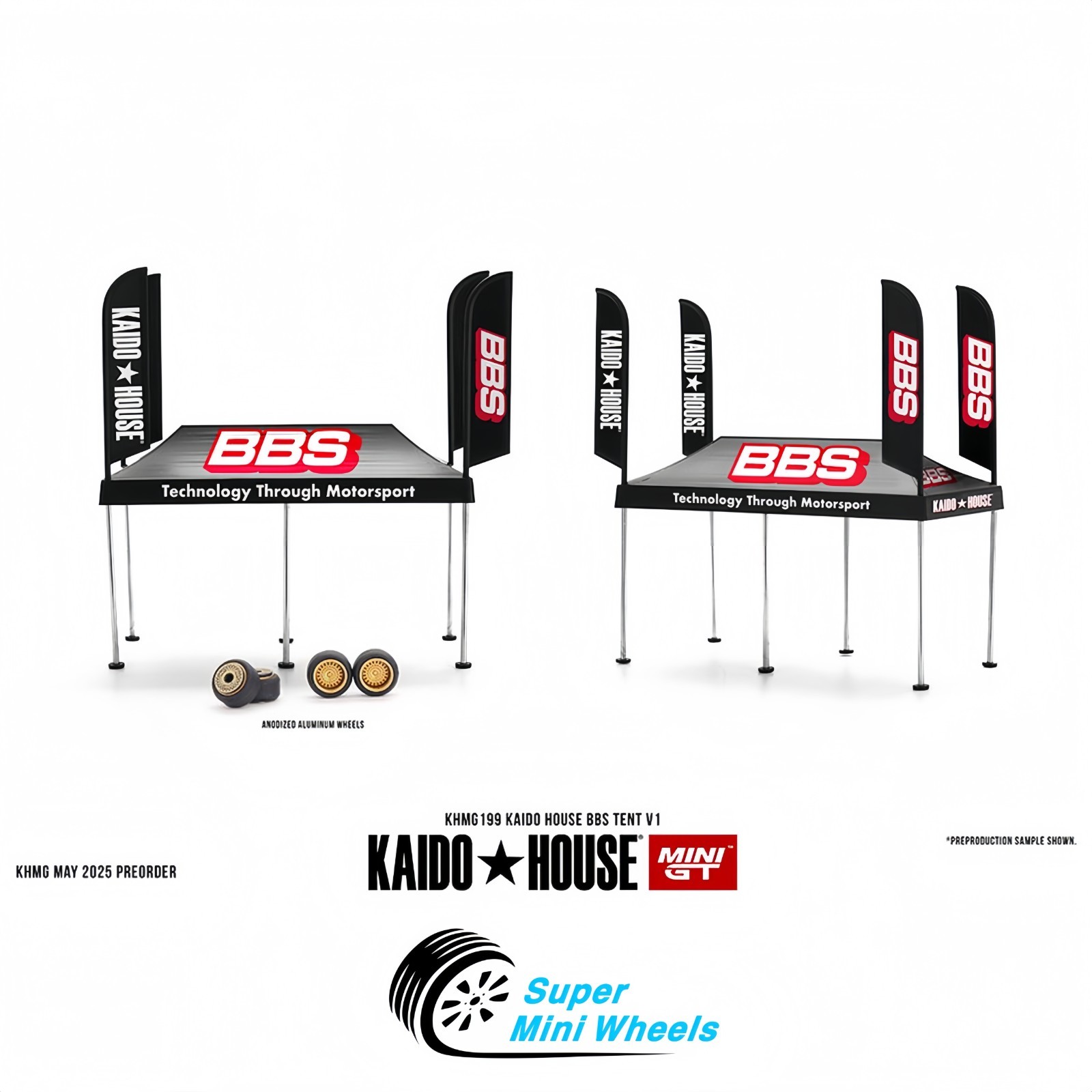 Mini GT x Kaido House 1:64 Kaido House BBS Tent V1 KHMG199