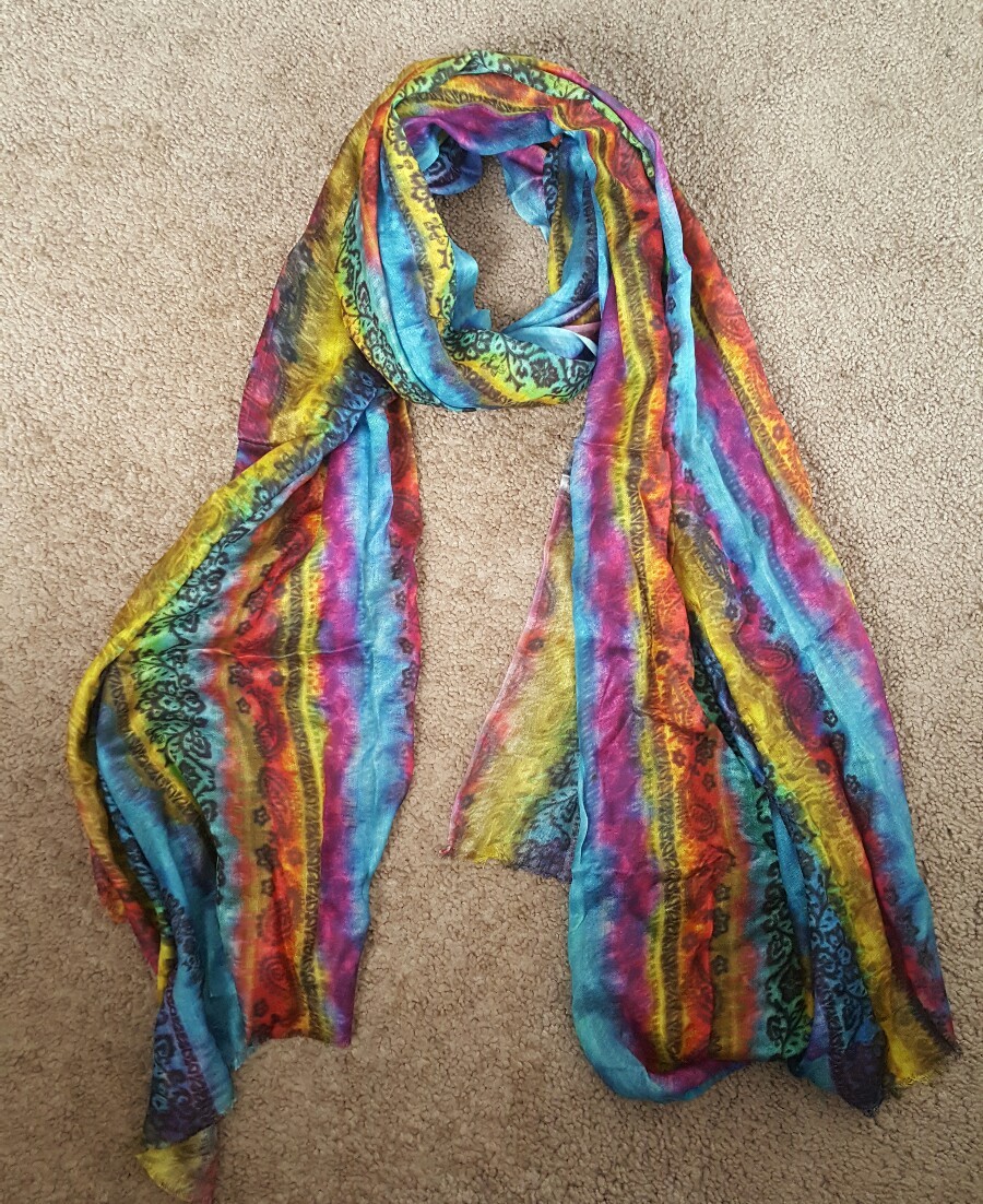 The Scarf Hut Modal, Purple/Pink Butterfly Scarf