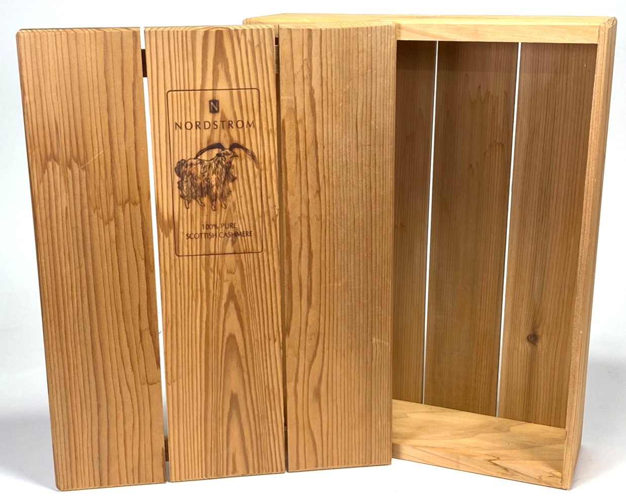 Nordstrom Cedar Box for Sweaters - "100% Pure Scottish Cashmere" - 15 x11.5 x 4"