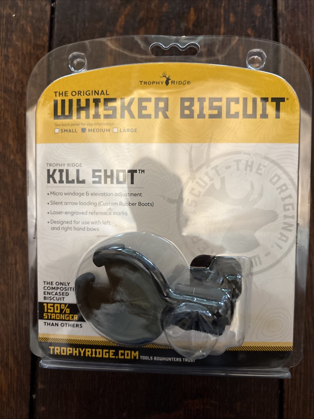 Trophy Ridge AWB500M Kill Shot Whisker Biscuit Medium - Black