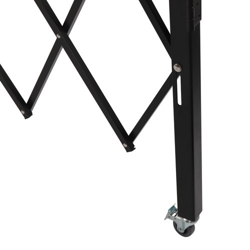 Folding Security Gate 7.2ft x 6.5ft Wall Mount Single Folding Door Scissor Gate