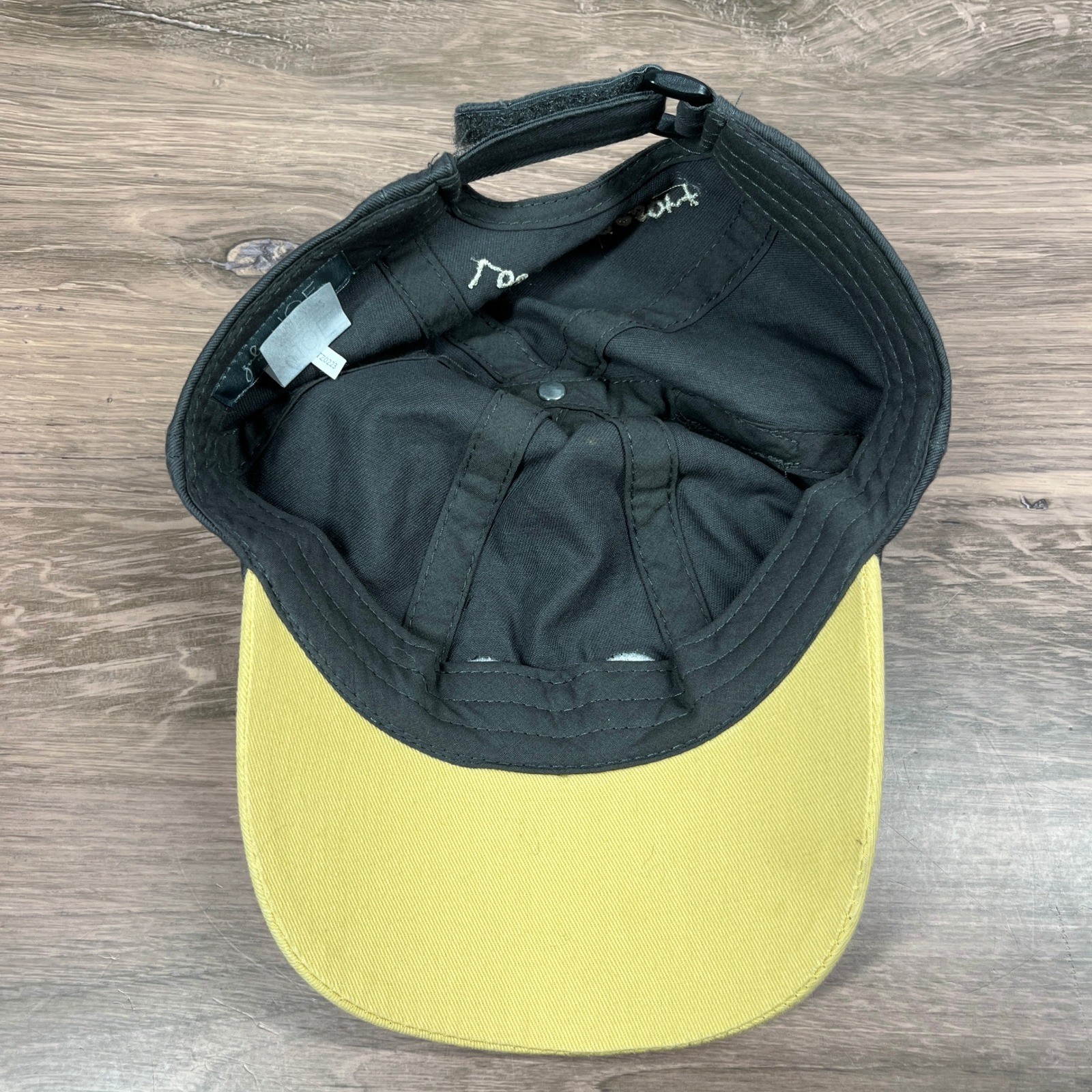 Kids Bear Baseball Cap Lost Lake Resort OS Grey Yellow 3D Ears Embroidered Hat