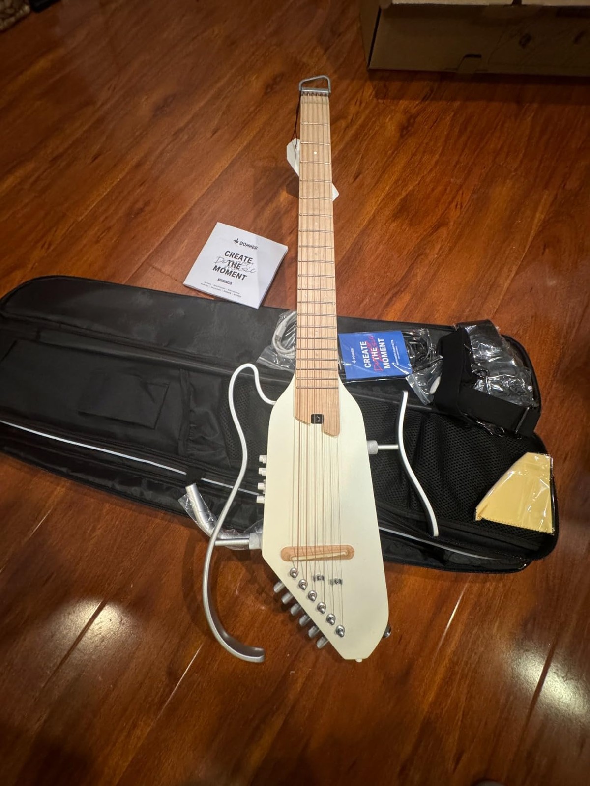 Donner HUSH I PRO Acoustic Electric Guitar Multiple Effect Modes Smart Guitarra