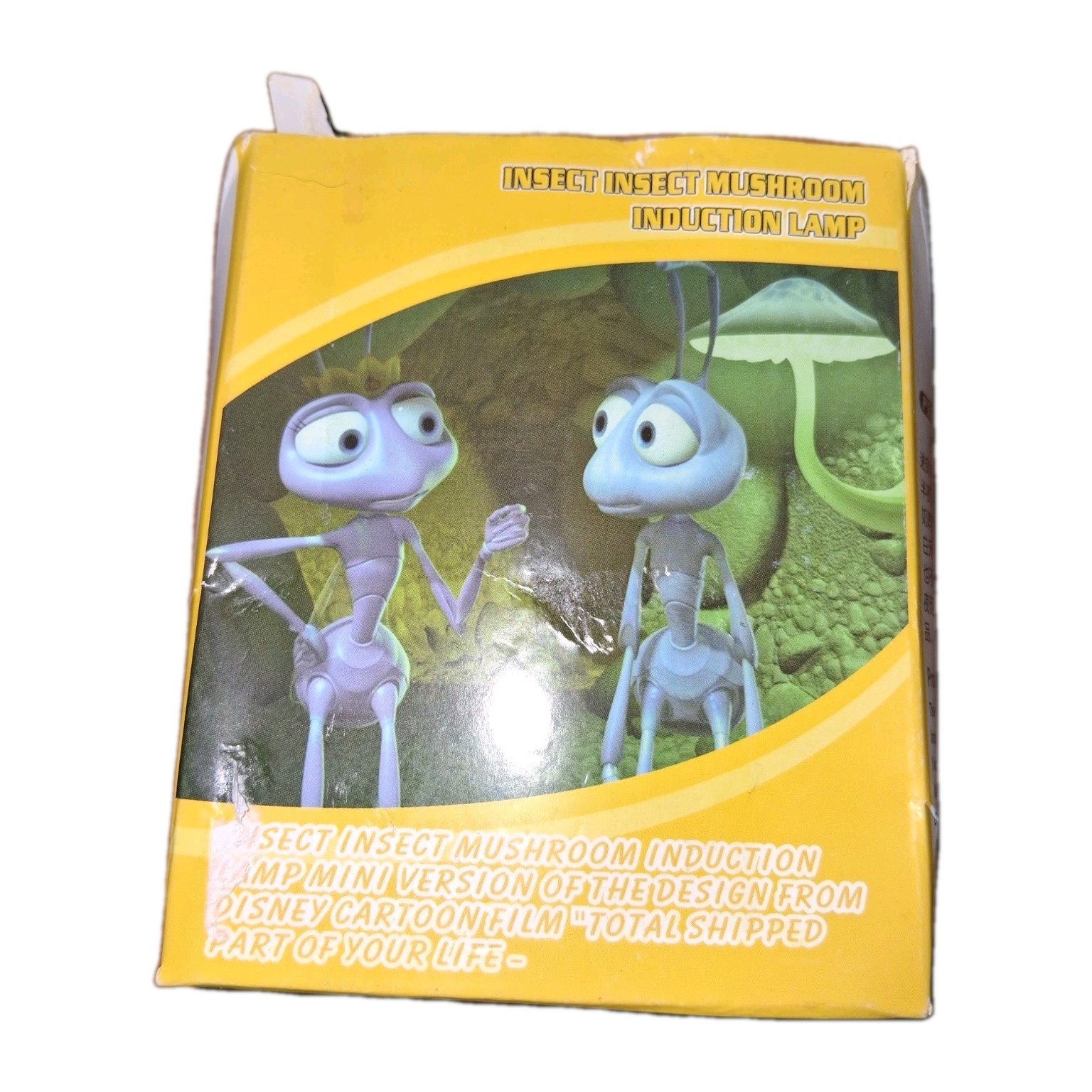 A Bugs Life Mushroom Night Light LED MINI Multi Color Changing