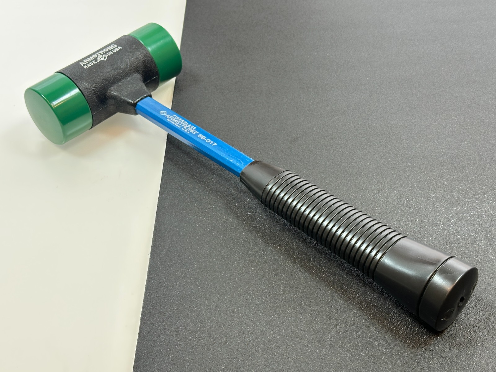 NOS Armstrong Tools USA 2" Soft Face Interchangeable Hammer, Green (Tough) Tips