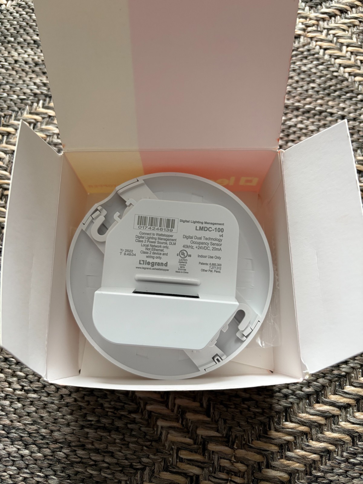 New Legrand Wattstopper LMDC-100 DLM Dual Tech Motion Sensor