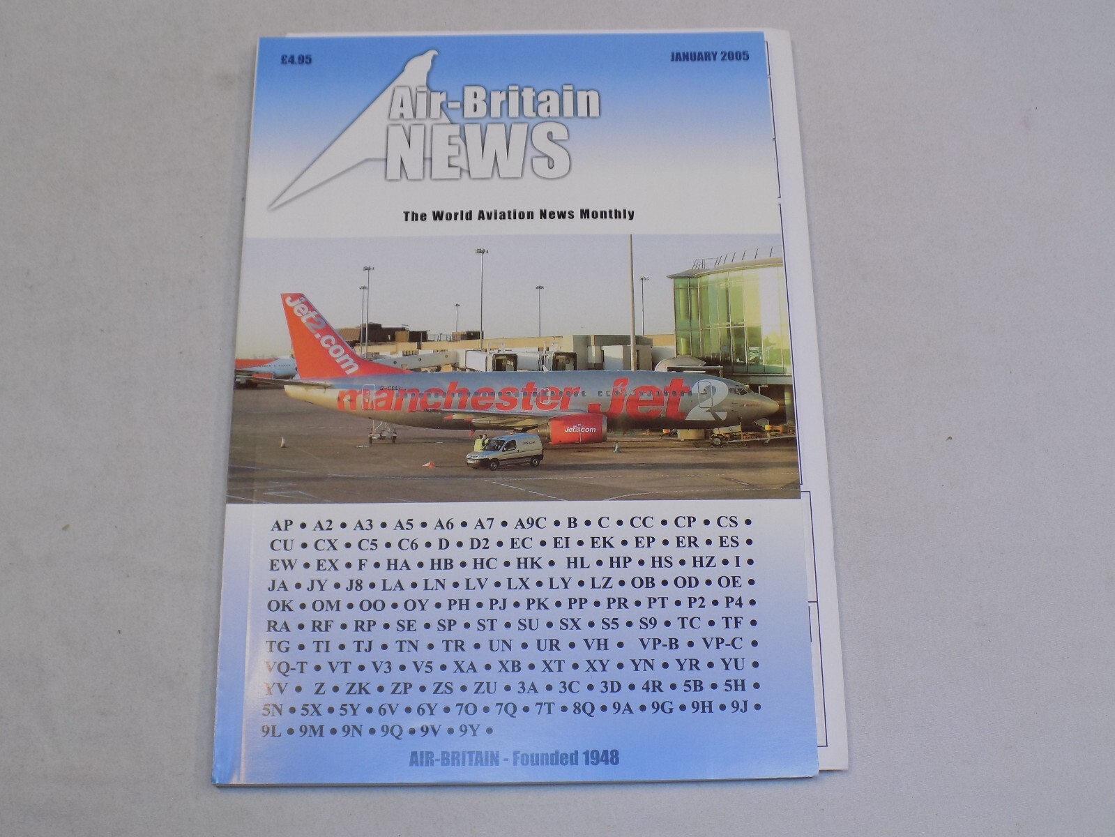 Air Britain News Magazine Jan 2005 Aviation AP Planes HZ TR 9Q VT PJ LZ J8 HA 5Y