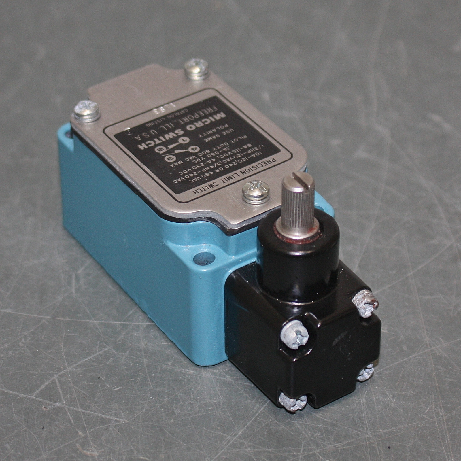 PARTIAL - Honeywell Micro Switch Rotary Limit Switch ILS3, 10A @ 480V AC