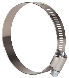 DYNAFLO 6" SAE #96 Stainless Steel Hose Clamp,Hydroponics, Exhaust Fan 2 Pack