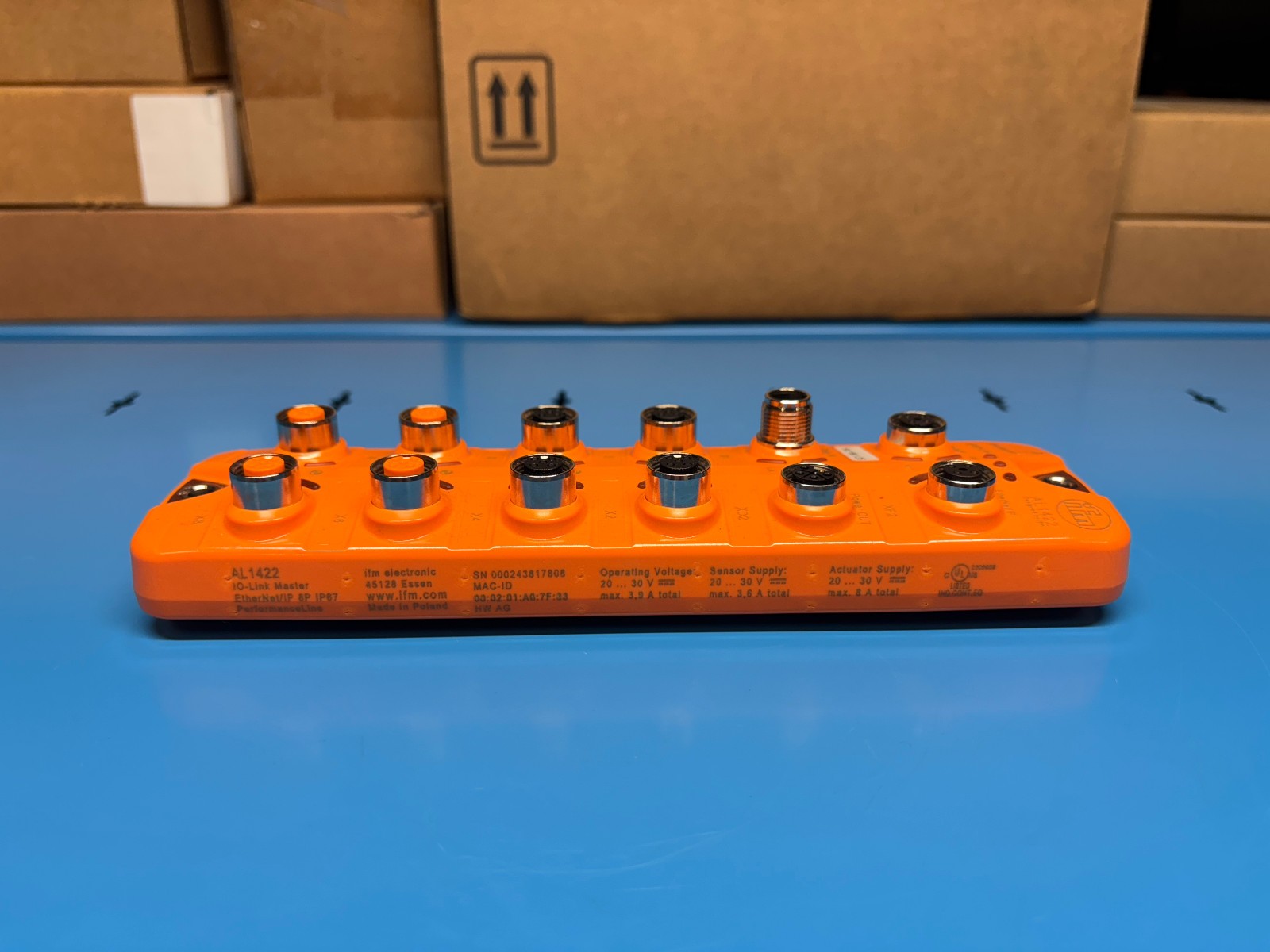 IFM AL2605 I/O-Link Input/Output Module - NEW OPEN BOX