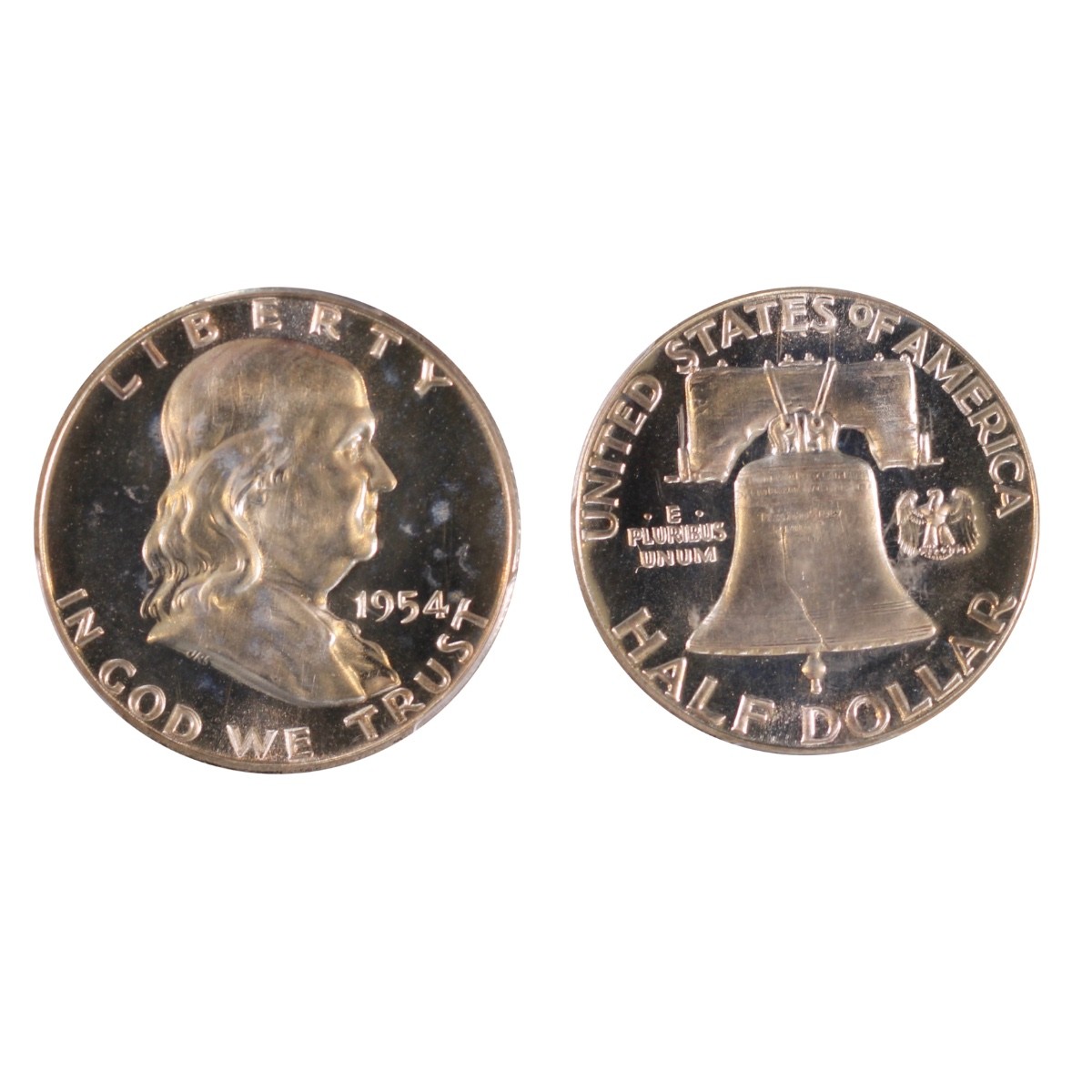 1954 50C Franklin Half Dollar PCGS PR67CAM