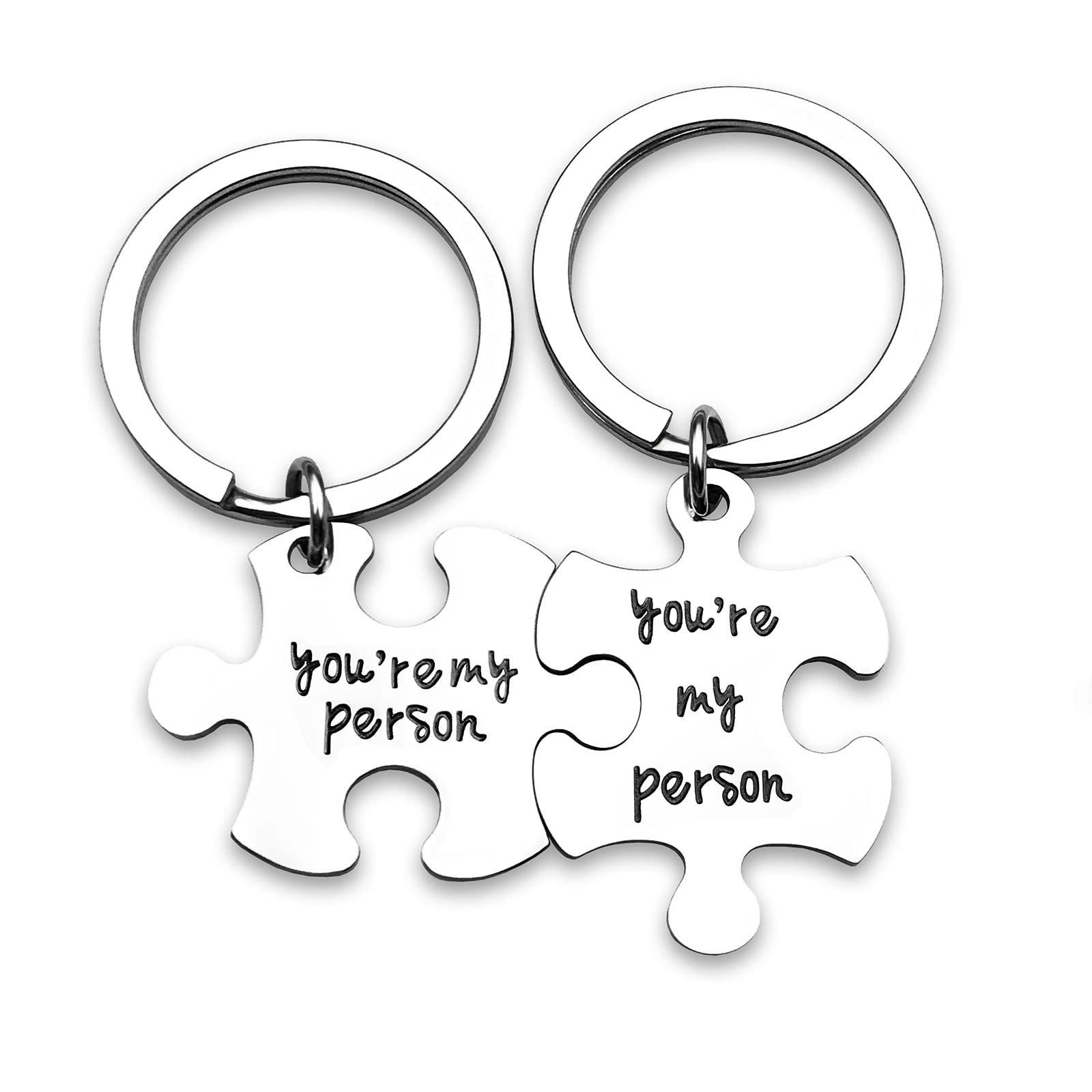 Couple Gifts Keychain My Person Love You Puzzle Piece Heart You Are My Person