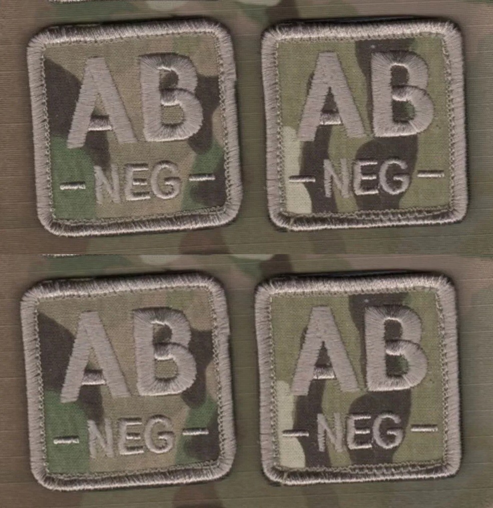 JOINT SP OPS TASK FORCE AFGHANISTAN JSOTF-A BLOOD-TYPE 2" vêlkrö 4-TAB: AB NEG-