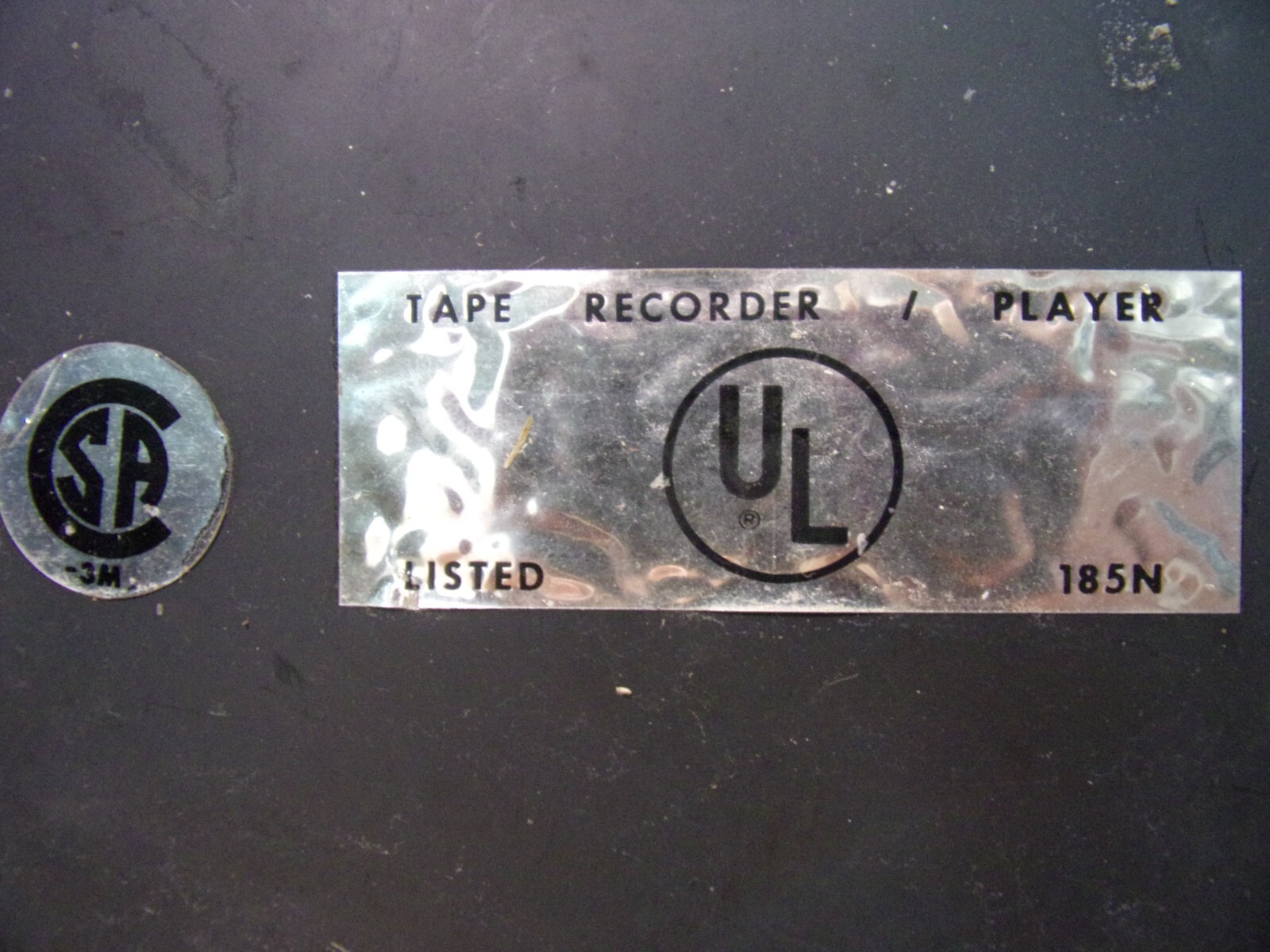 Vintage 3M Model 245BG Background Music Systems door access panel