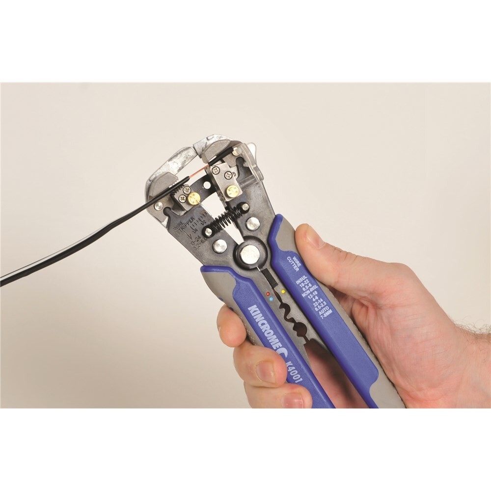 KINCROME Automatic Electrical Wire Stripper Crimper Cutter 200mm (8") PRO K4001