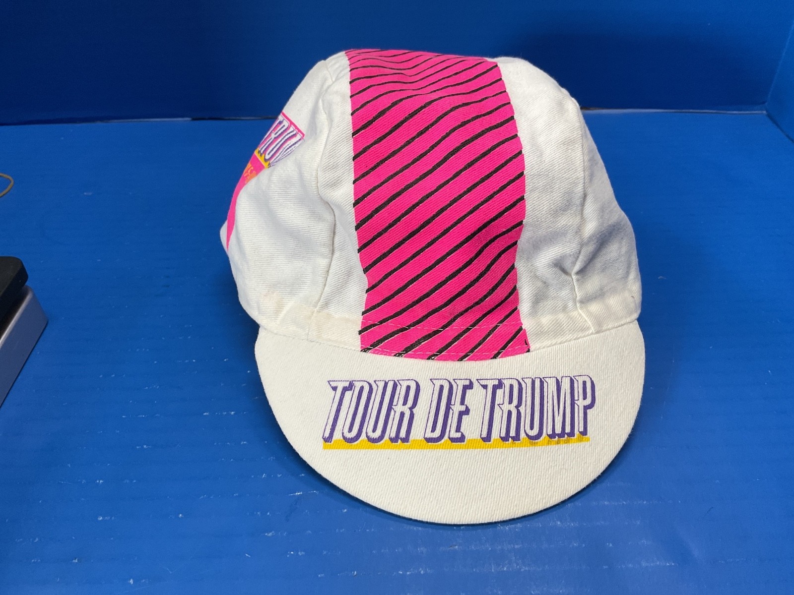 Vintage Donald Trump / Tour de Trump cycling cap from the 1989