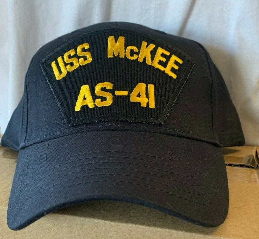 New US Navy USN Ship baseball hat/cap USS McKEE AS-41 Military Submarine Tender