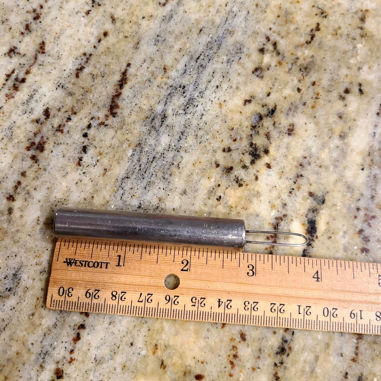Vintage Weight ? 2.6 oz Steel? Clock or window?