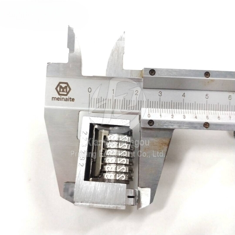 6 Digits Numbering Machine Forward for Letterpress Number Coding 4X8 Cicero