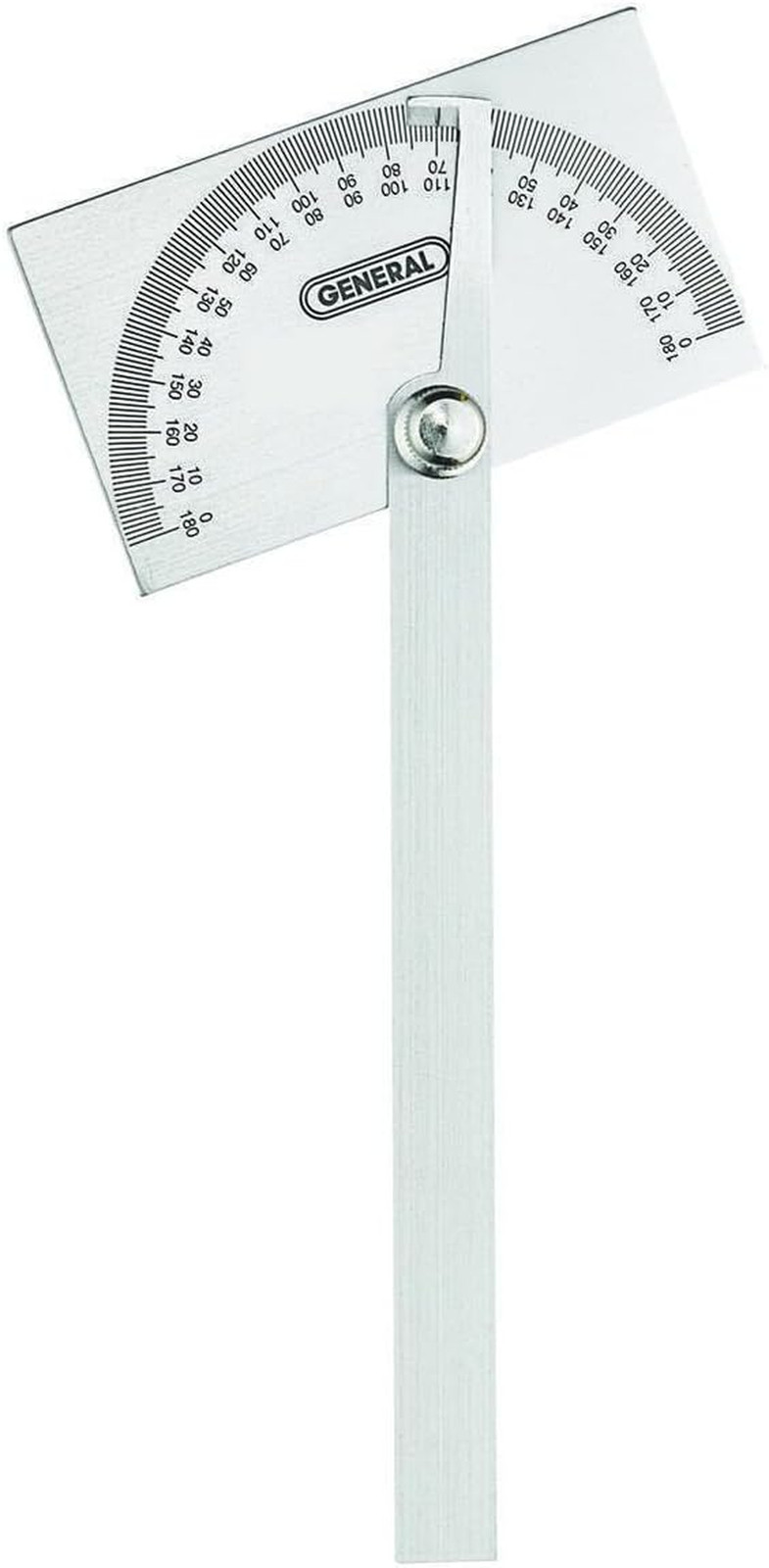 Angle Protractor #17 Stainless Steel Square Head - Measuring Tool for Carpenters