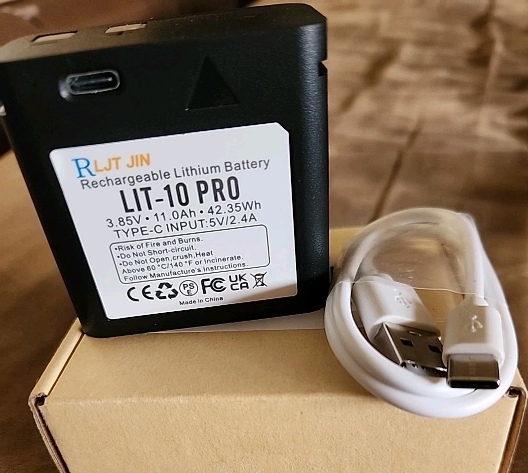 LIT-10Pro 10500mAh Cellular Trail Camera Replacement Battery for SPYPOINT LIT...