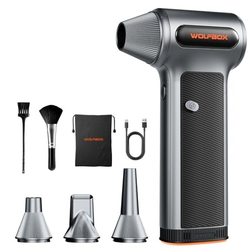 MF200 Compressed Air Duster with Removable Battery & 4 Nozzles, Cordless 3