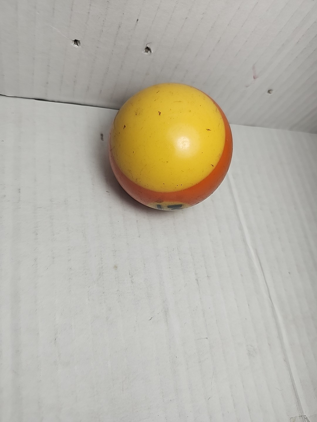 Vtg #13 Pool Ball Orange/ White Replacement