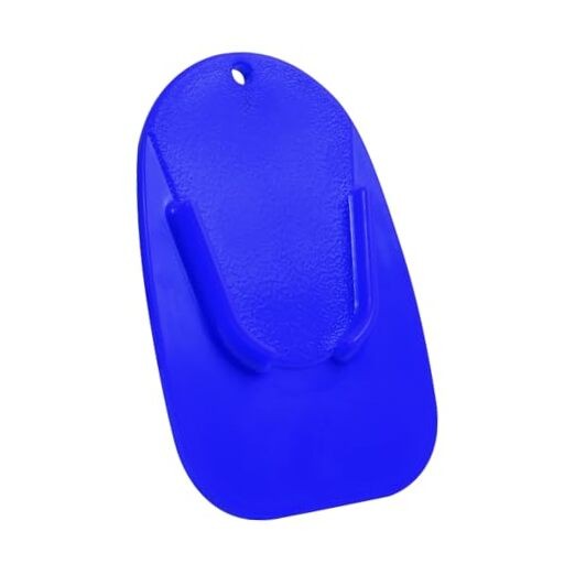 Motorcycle Support Pad Moto Motorcycle Foot Kickstand Support Plate 1 Pcs Blue