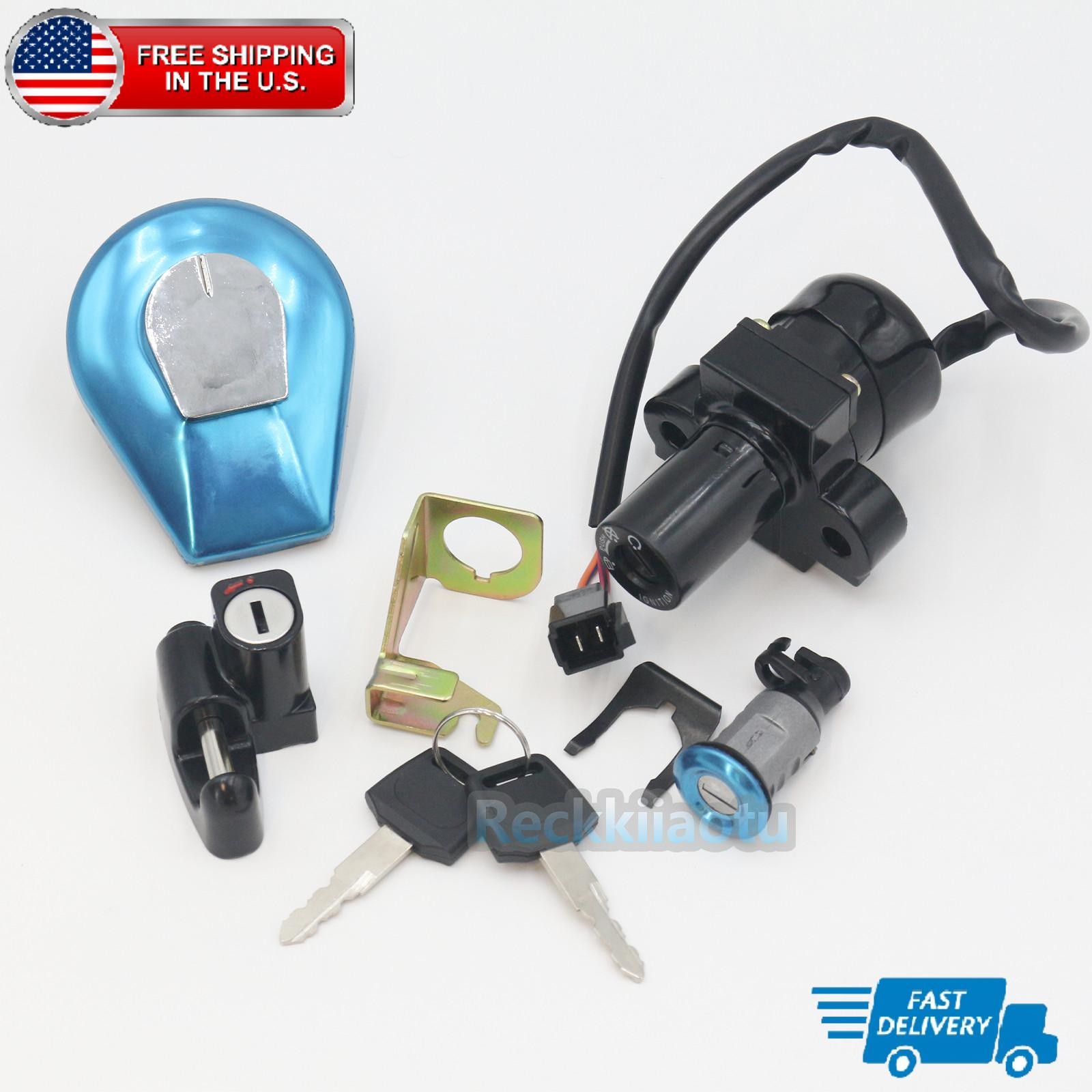 For Honda Nighthawk CB750 91-03 Ignition Switch Gas Cap Helmet Seat Lock Key Set