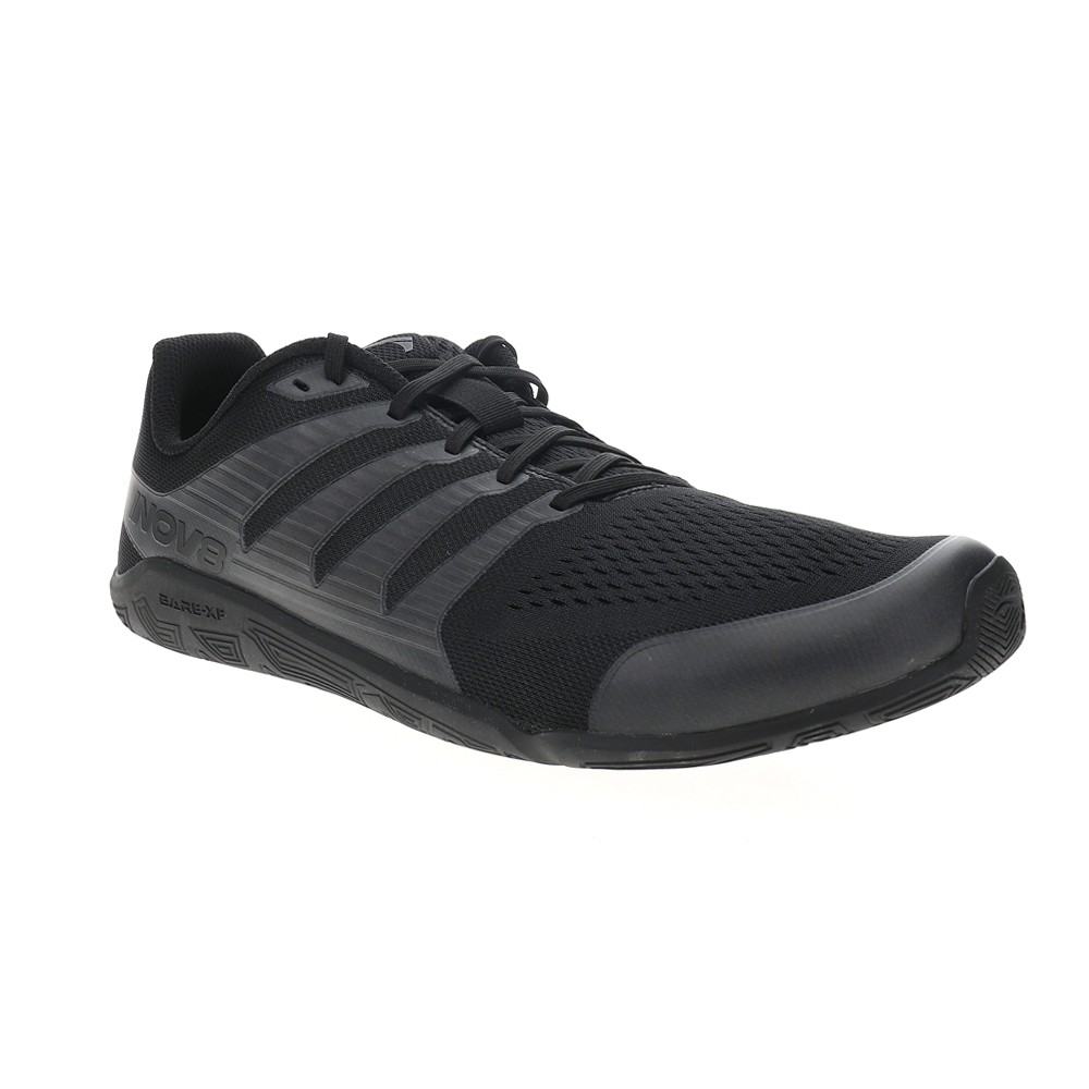 Inov-8 Bare Xf Training Mens Black Sneakers Athletic Shoes 001154-BK