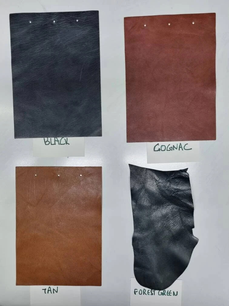 Leather cutting samples