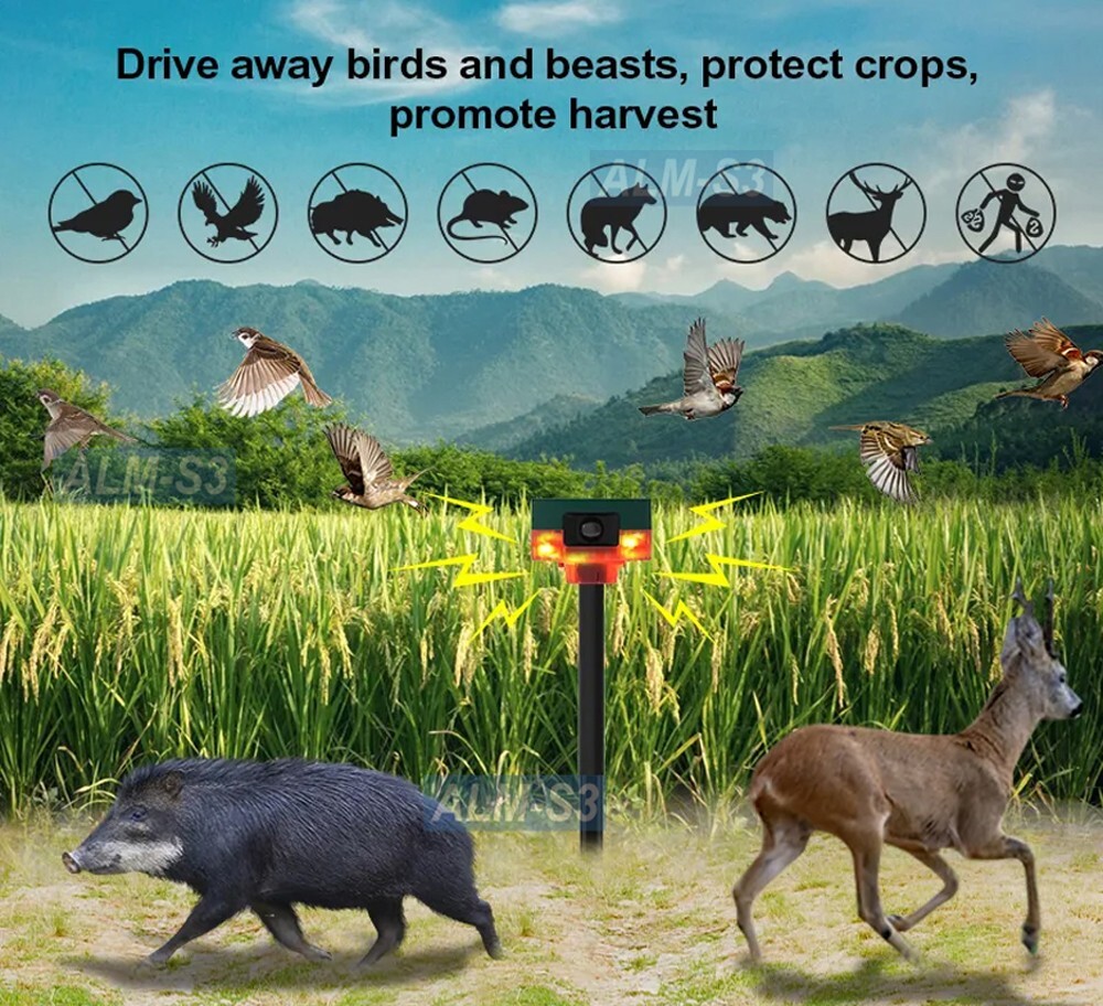 Premium 360-Degree Solar-Powered Motion Sensor Mobile Alarm With IR Remote