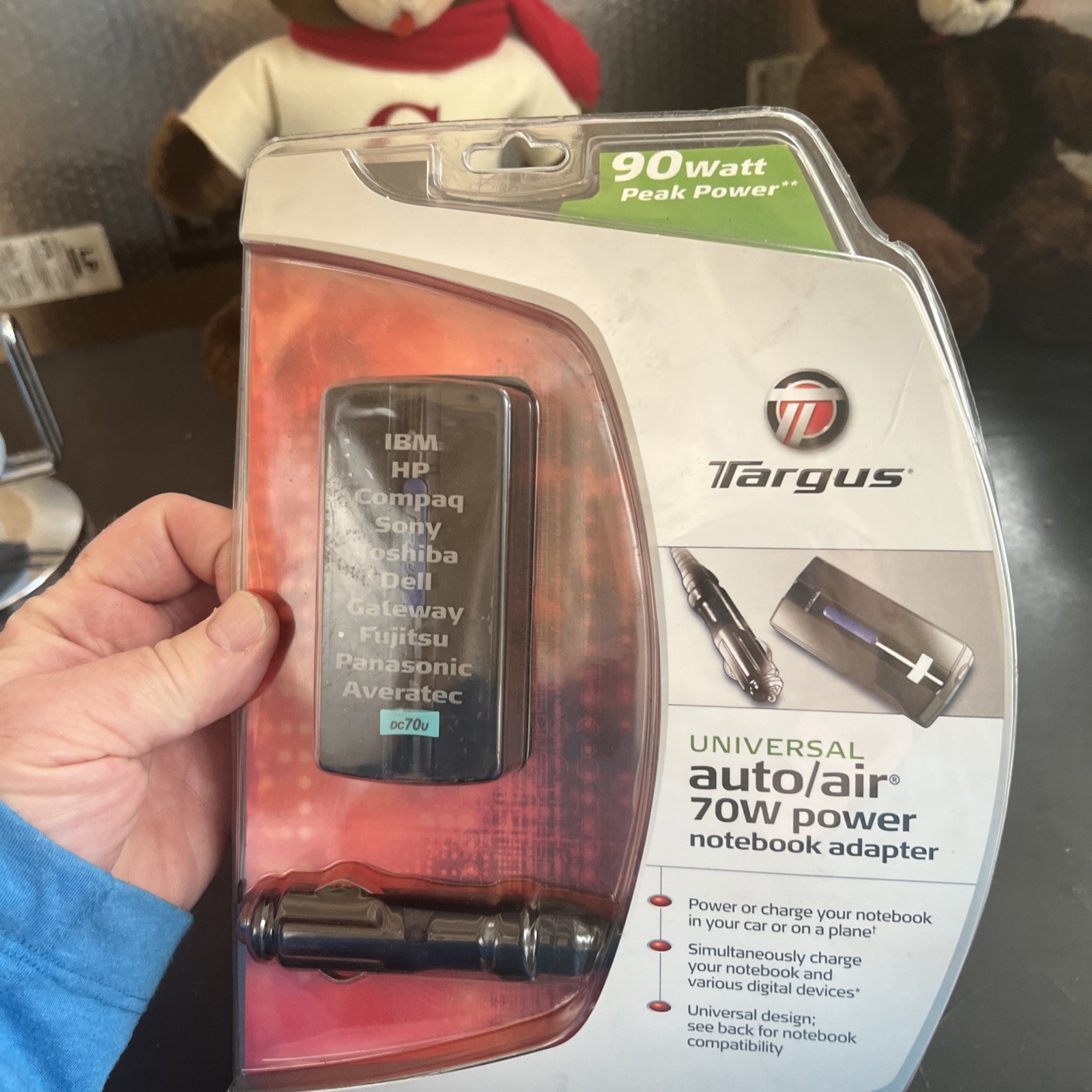 TARGUS POWER INVERTER AUTO/AIR 90 W APD 10US
