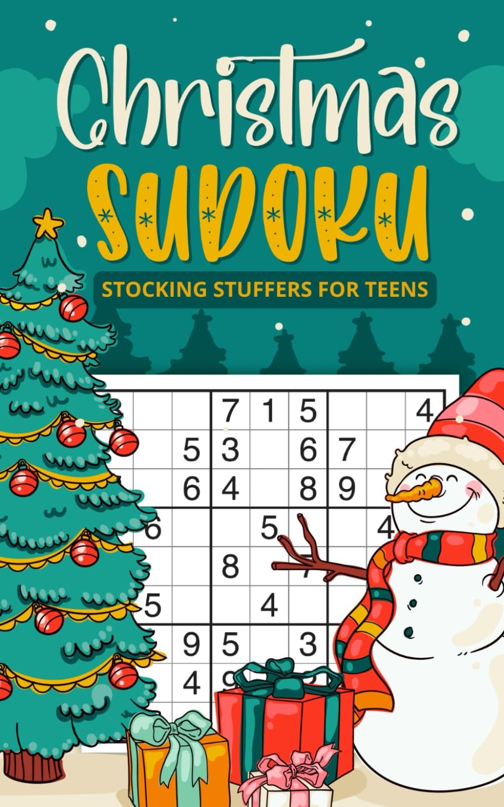 Stocking Stuffers for Teens: Christmas Sudoku: 120 Festive Puzzles with 6 Diffic