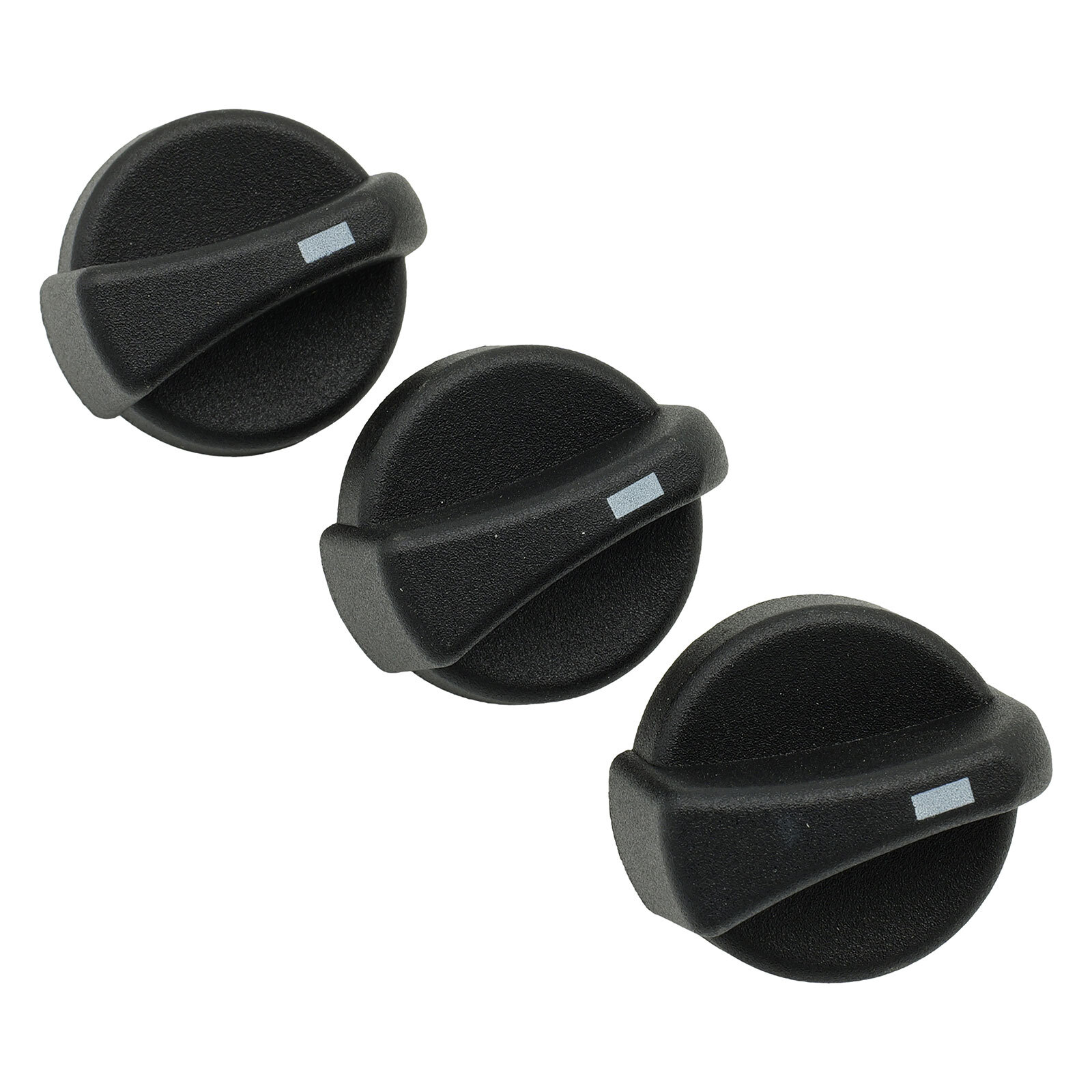 3Pcs AC Heater Fan Control Knobs For Peterbilt 121-0001-000