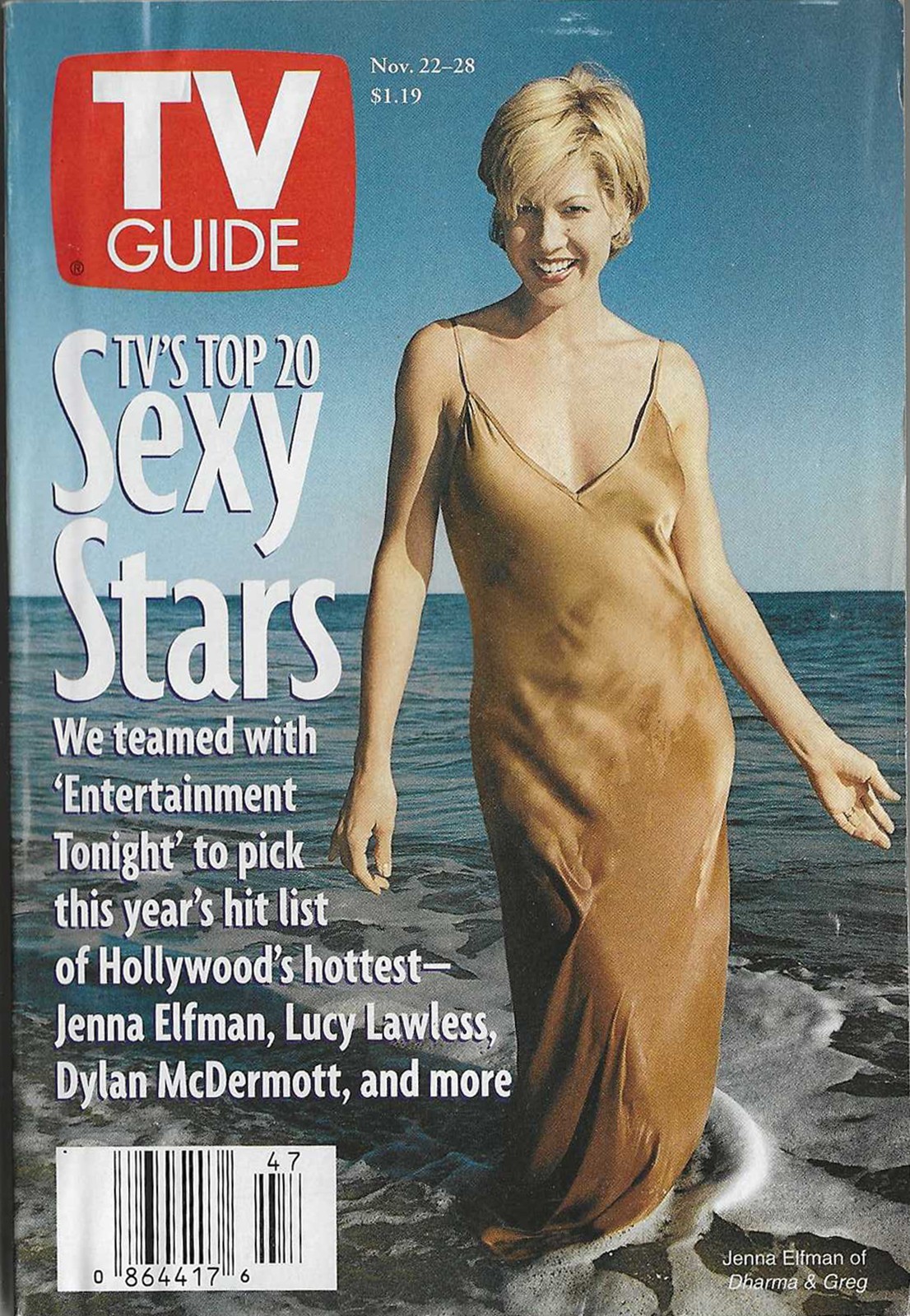 1997 TV GUIDE TV'S Top 20 Sexy Stars Nov. 22-28
