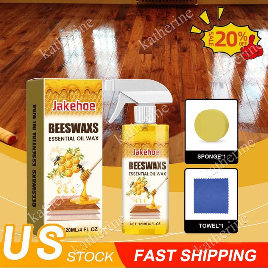 Beeswax Spray Essential Oil Wax,Multi-Purpose Furniture Polish,Wood Care Spray