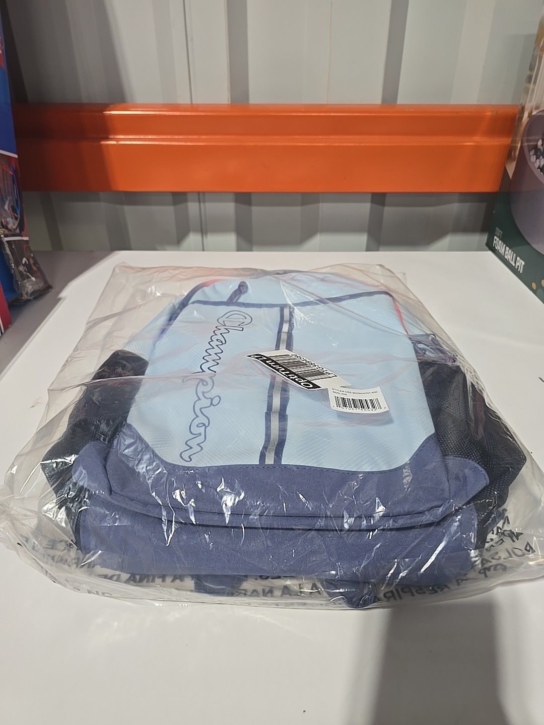 Champion Center Backpack w/ Laptop Sleeve - Light Blue