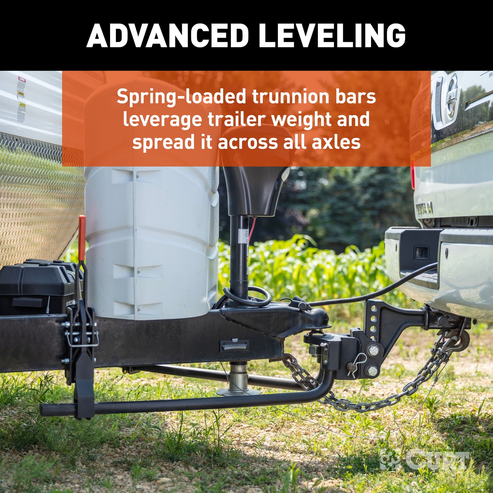 TruTrack 2P Trailer-Mounted Weight Distribution Hitch, 8-10K
