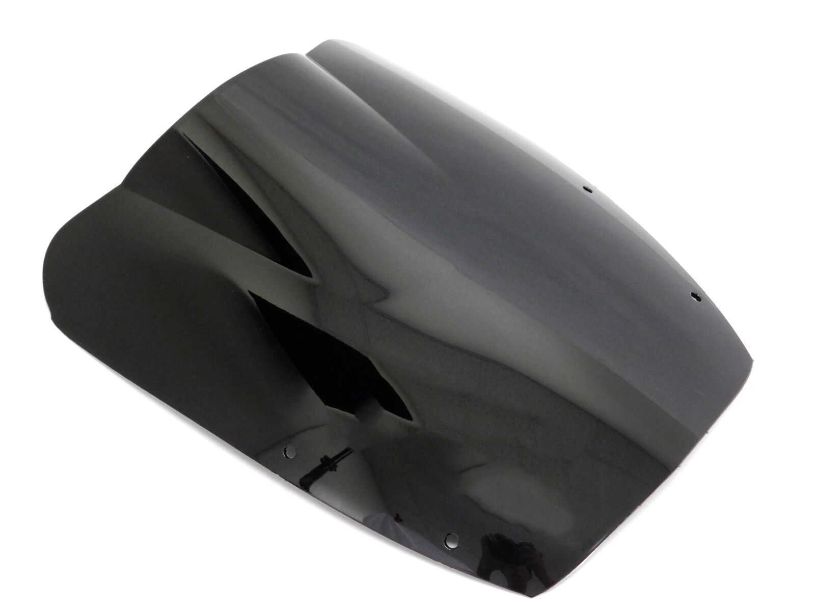 Black Double Bubble Windscreen Windshield for 1987-1997 Suzuki Katana 600 750