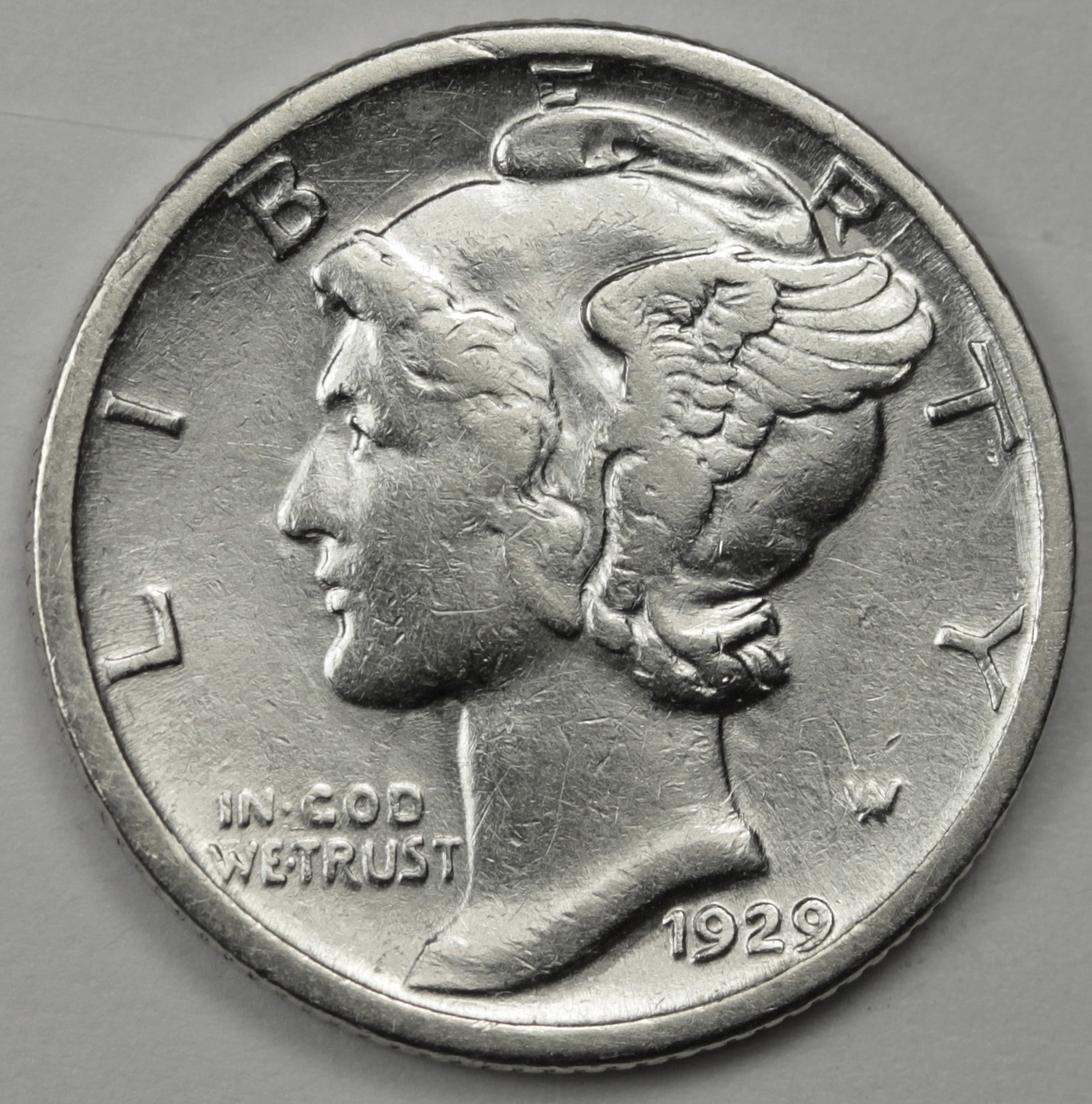 1929-s Mercury Head Dime.  High Grade.  88615   *Inventory-A~