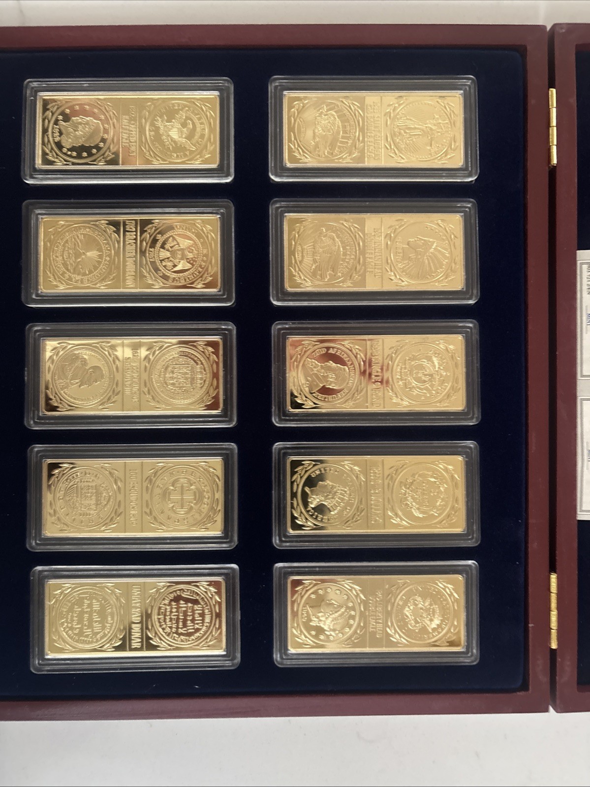 American Mint “Million Dollar 10-Piece Ingot Set