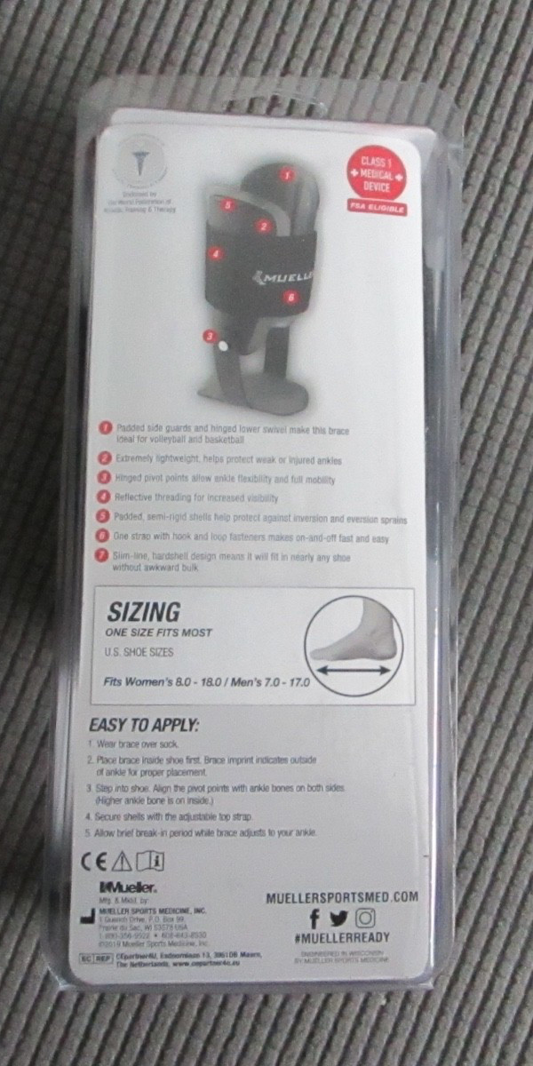 Mueller Lite Ankle Brace - Black