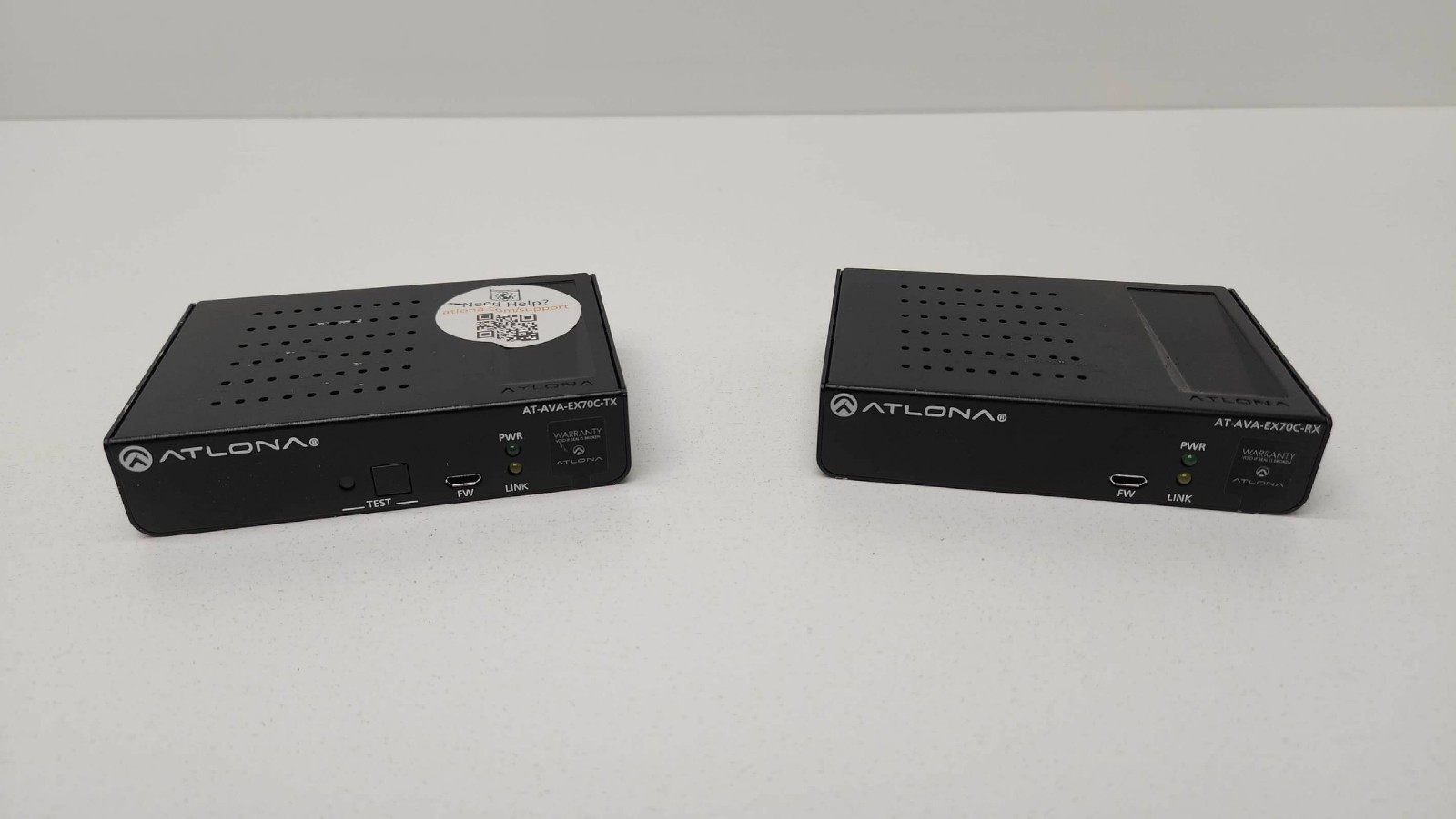 Atlona AT-AVA-EX70C-TX & AT-AVA-EX70C-RX HDMI Extender Set *READ* | USED