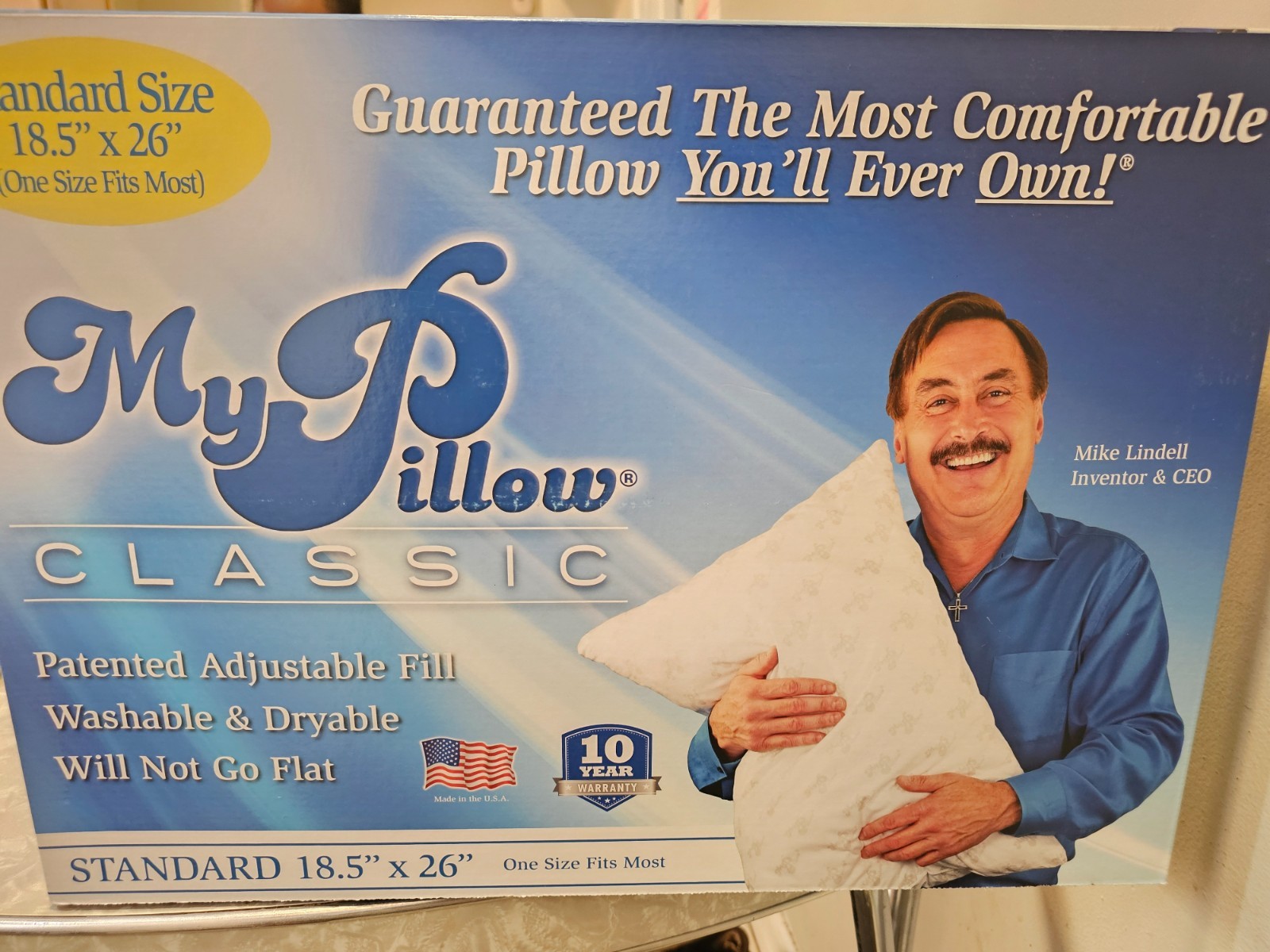 MyPillow MP-SD-MF 18.5 x 26 inch Classic Series Bed Pillow