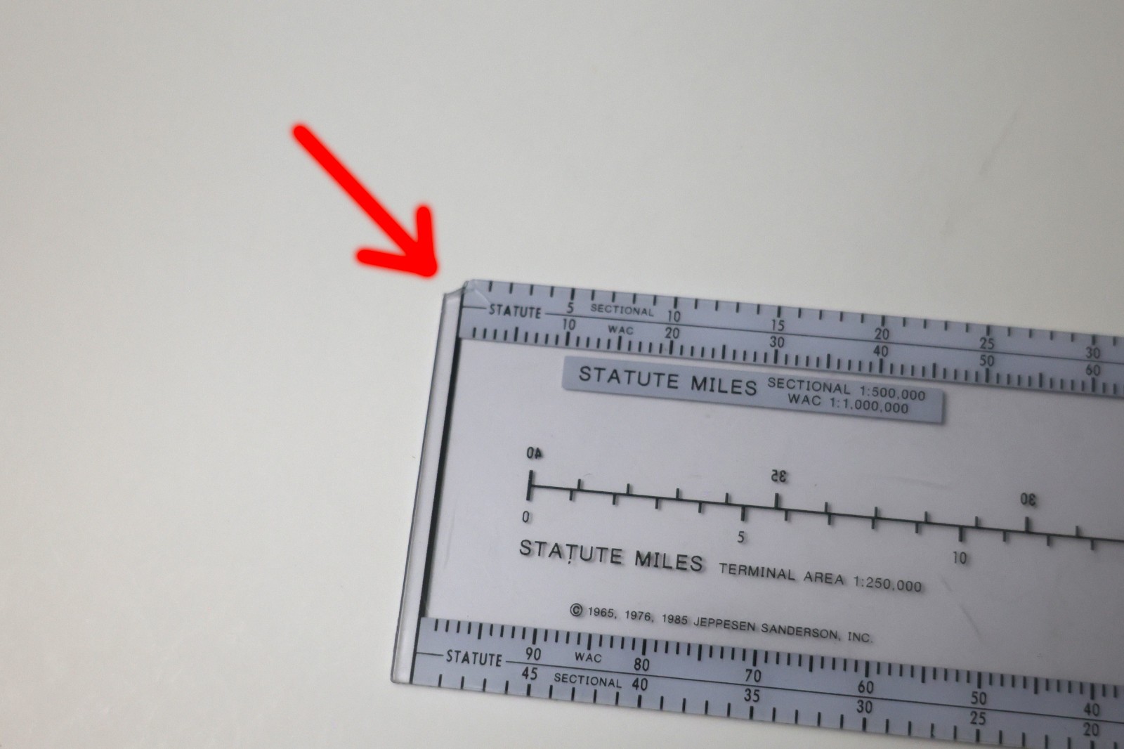 Jeppesen Sanderson Aviation Navigation Plotter PJ-1 Vintage - please see notes