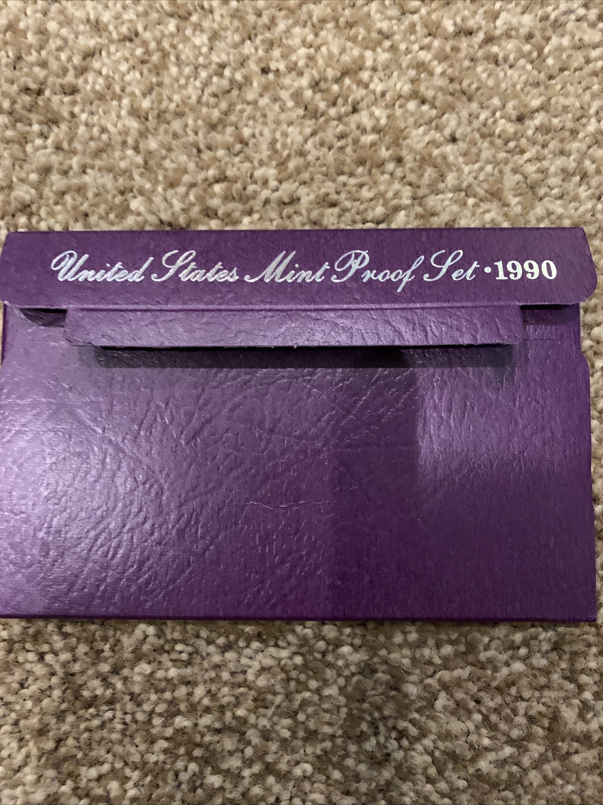 1990 S United States Mint Annual Proof Coin Set with Original Box