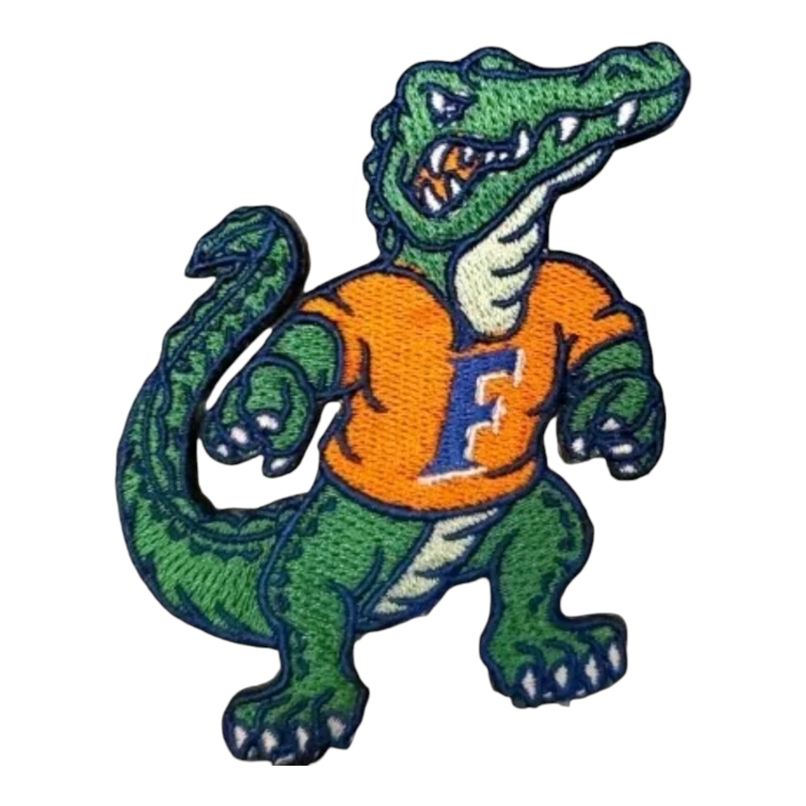 Florida Gators Vintage Gator Logo Patch. Embroidered. Iron On Backing 3.5"x3"