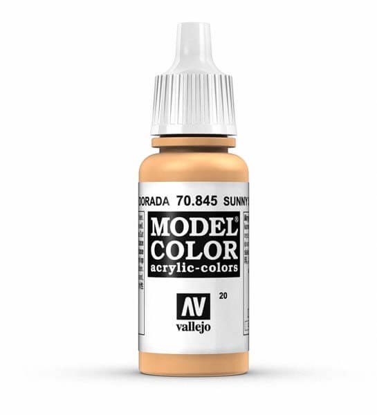 Vallejo Sunny Skin Tone Model Color 17ml Acrylic Paint 70.845