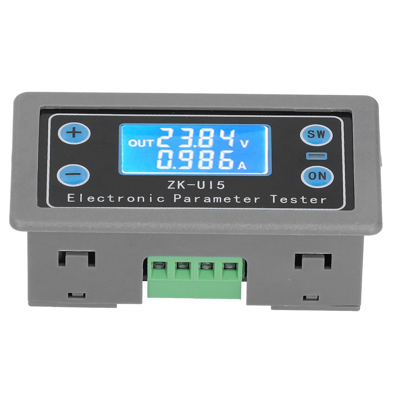 ZKU15 Voltage Current Testing Meter LCD Digital Display Volt Ammeter CS
